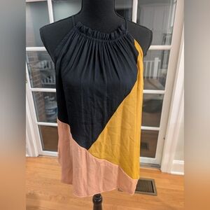 LOFT Navy Halter Top